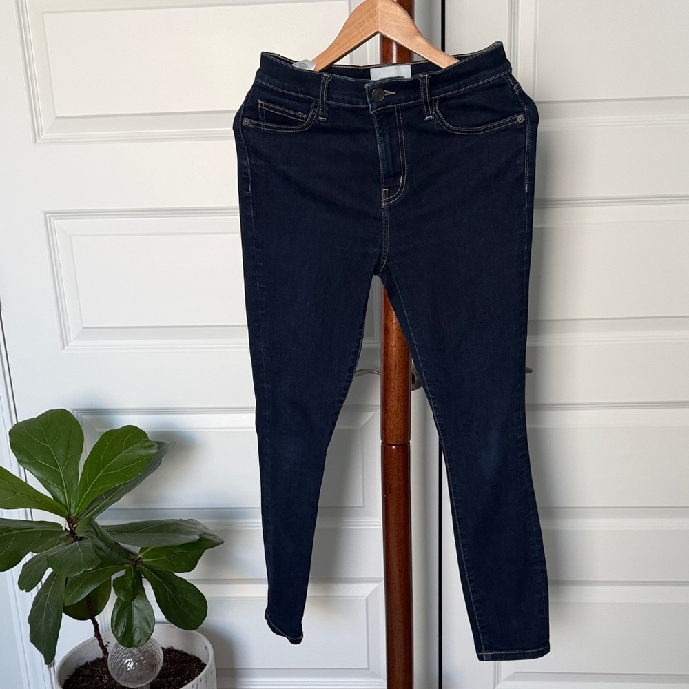 Current Elliott Dark Navy Stretch Skinny Jeans Size 27
